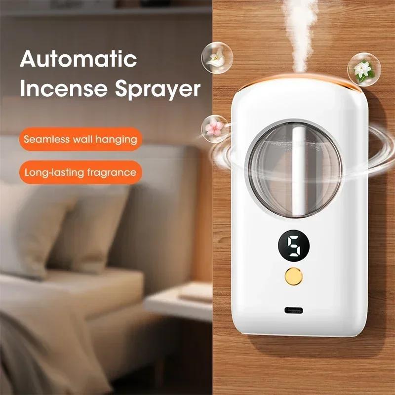 Car Smart Aromatherapy Machine Oils Air Freshener Purifier Automatic Sprayer Essential Oil Perfume Diffuser Home Auto Deodorizer
