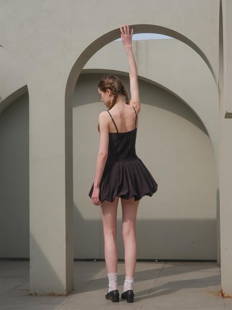 NONESUCH Mini Balloon Ballerina Dress/Black