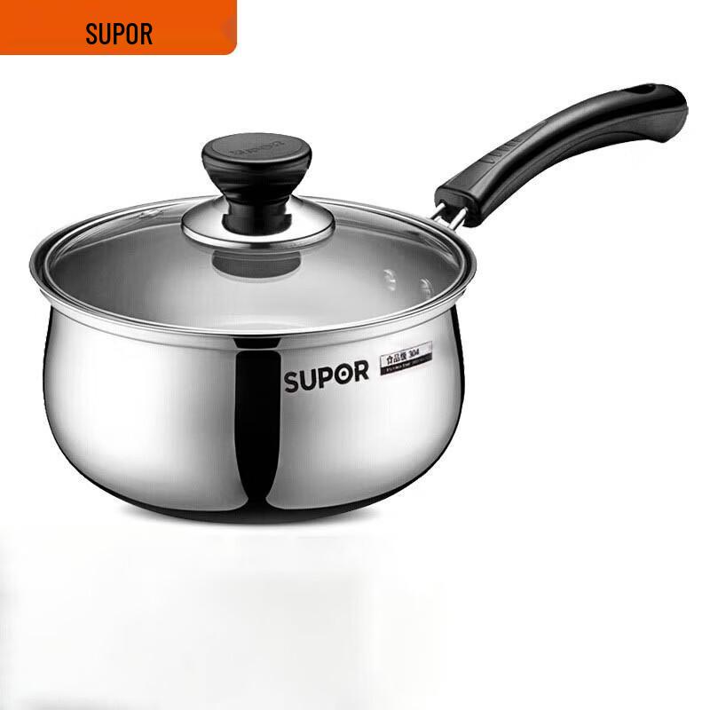 

SUPOR 16cm Stainless Steel Milk & Soup Pot