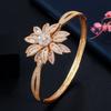 S0158 Shiny Zircon Floral Bracelet, Women'S Spring Buckle Bracelet