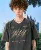 GAKKAI UNIONS Starry Night Pigment Short Sleeve T-Shirt Charcoal
