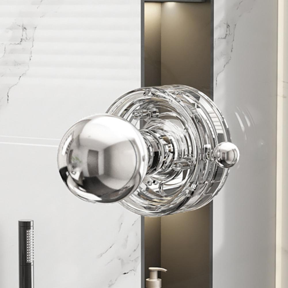 

Waterproof Suction Cup Door Handle Anti-slip Glass Door Handle Durable Cabinet Knob Closet