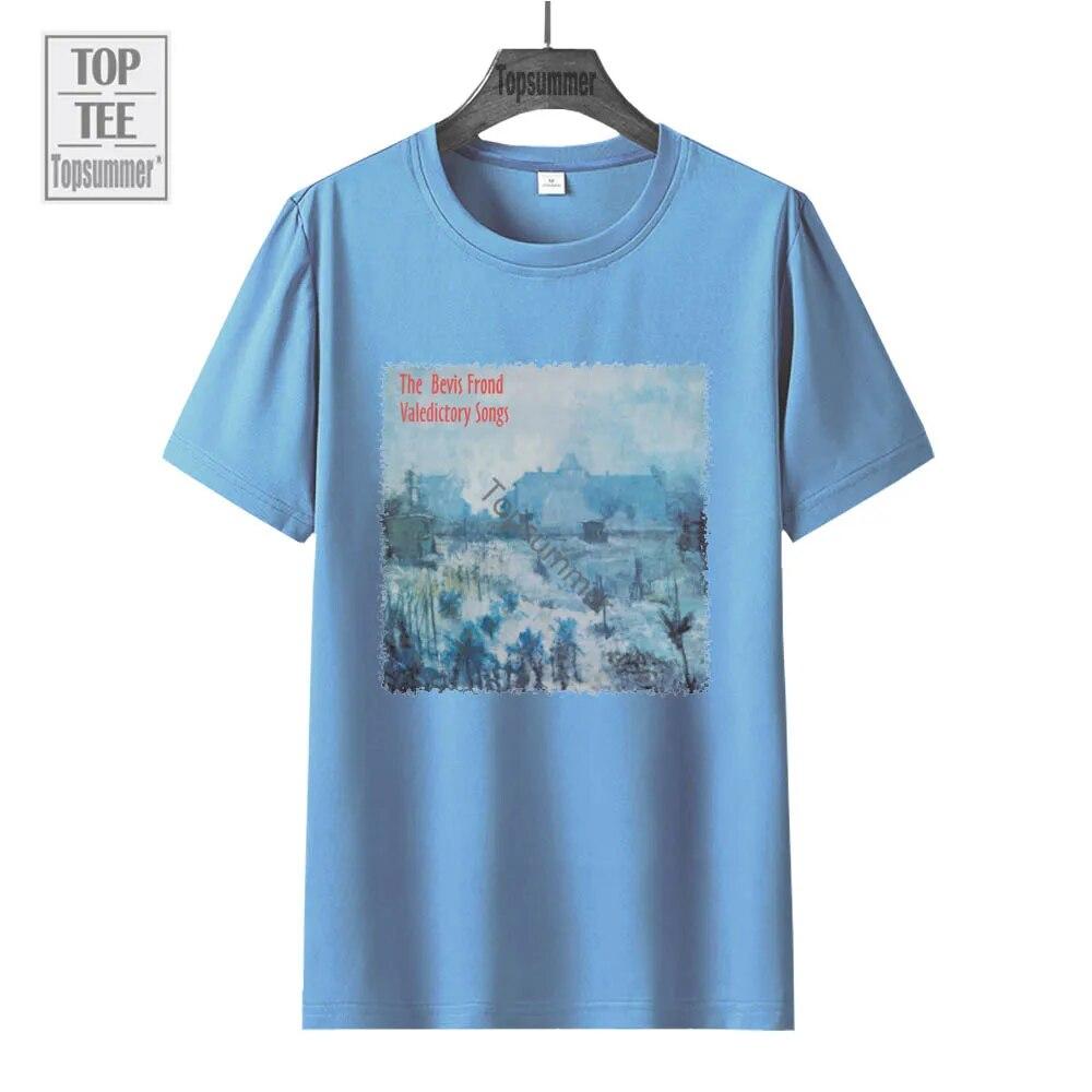 Valedictory Songs Album T-Shirt The Bevis Frond Tour T Shirt Unisex Rock Band Black Tshirts Women Graphic Print Top
