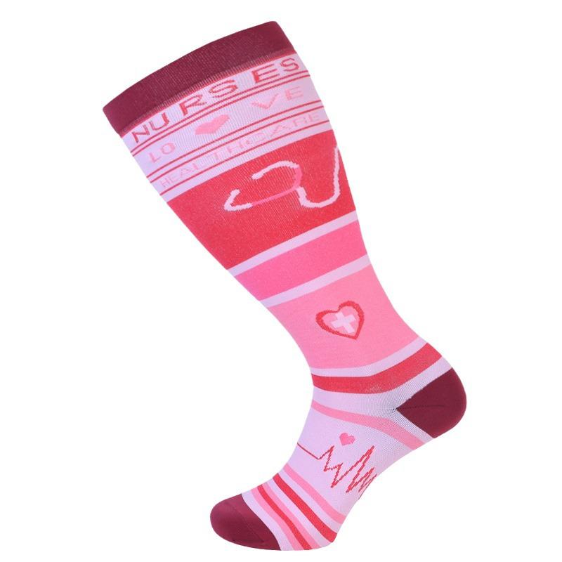 Plus Size Odor-Resistant Sports Compression Socks for Men