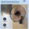 60W Wall Mounted Electric Fan Household Restaurant Silent Air Circulation Fan Three Gears Adjustable Cooling Equipment