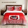 St George Illawarra Dragons Personalized Custom Name 3‑Piece Bedding Set Soft Duvet Cover Set For Bedroom Home Decor