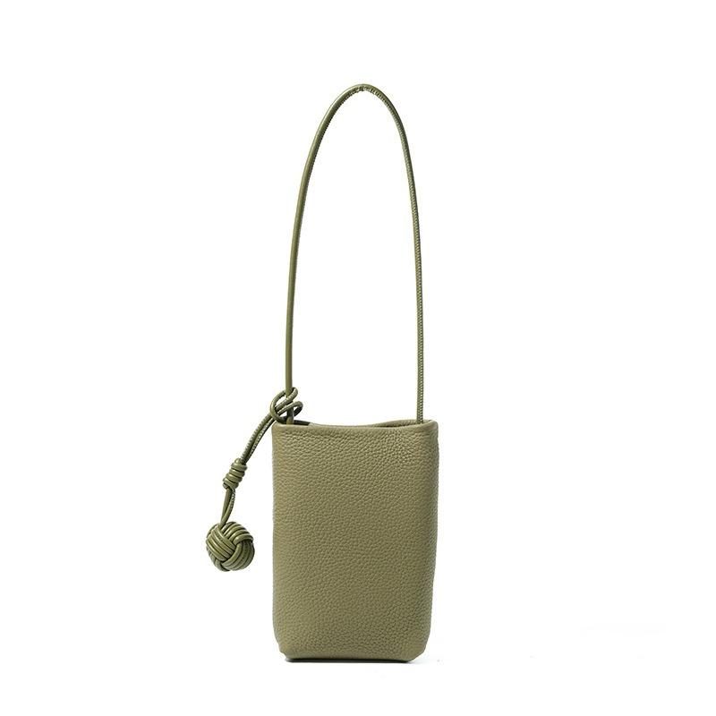 Hot-selling women's bags, high-end commuting versatile messenger bags, change bags, mobile phone bags, small bags, vertical leather mobile phone bags.