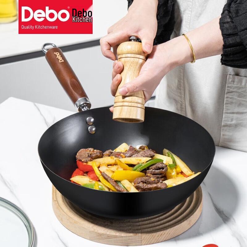 Depot Sirac 28cm Cast Iron Wok