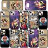Phone Case for iPhone 17 15 16 Plus Redmi Note 14 12 11 13 Pro Max Huawei P30 P20 Lite OPPO A60 A80 A38 A54 Anime Roronoa Zoro One Pieces Luffy Cover