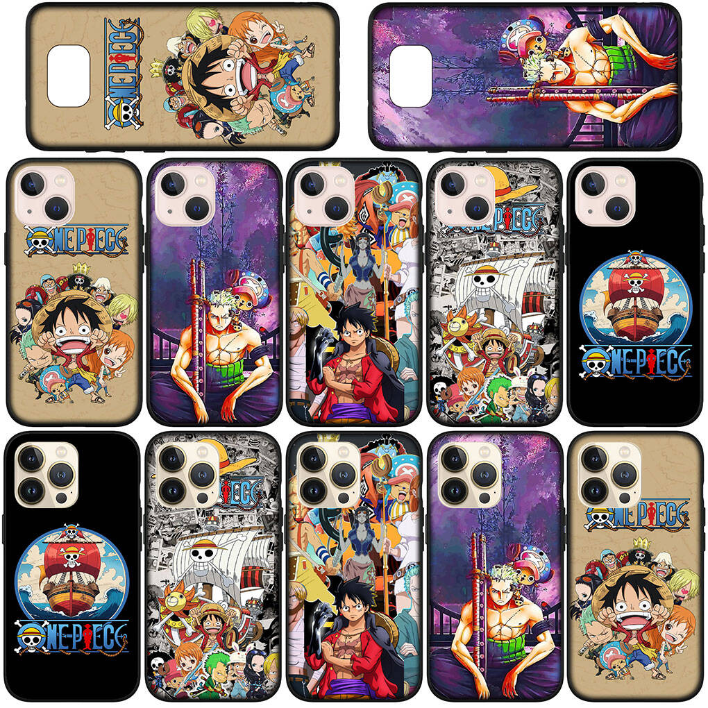 Phone Case for iPhone 17 15 16 Plus Redmi Note 14 12 11 13 Pro Max Huawei P30 P20 Lite OPPO A60 A80 A38 A54 Anime Roronoa Zoro One Pieces Luffy Cover