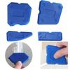 4pcs Silicone Glass Cement Scraper Sealant Grout Remover Tool Home Finishing Caulking Tools Home Cleaning Hand Spatula Tool