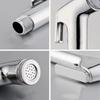 Universal Flexible Shower Hose with Spring Extension Hand Sprayer Pipe Connector for Bathroom Toilet Bidet - Durable Spring Tube