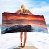 Seaworld Landscape Microfiber Oversized Lightweight Beach Towel Sand Free Towels Swim Pool Camping  Essentials Accessories