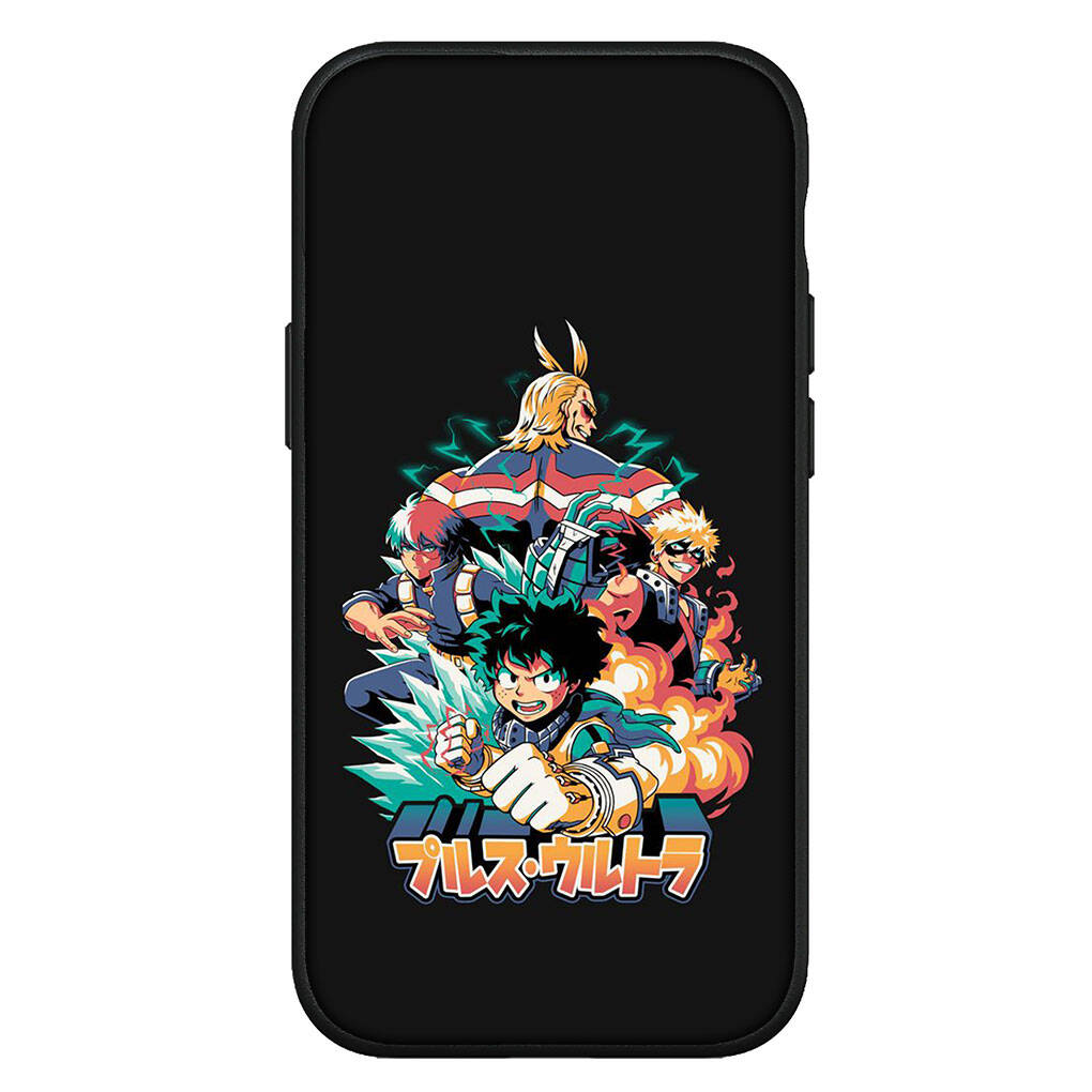 

Чехол для iPhone 17 16 15 Xiaomi Poco Redmi Note 14 13 12 11 Pro Max Samsung Galaxy S25 S24 S23 OPPO Huawei My Hero Academia All Might BNHA Чехол для телефона for iPhone 8 Plus