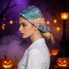 Women's Halloween Print Ponytail with - Design for Work and Casual Wear