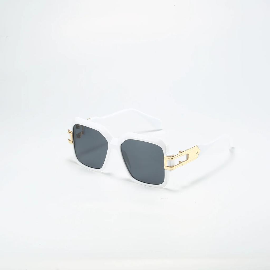 Female Sunglasses Large-sized Square Stylish Eyewear Retro Style Suitable for Outdoor Gatherings and Photography Props