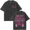 Vintage Washed Muscle Mommy Gym Rat Funny  Meme T Shirt Mens Women High Street Tshirt Aesthetic Fashion Oversized T Shirts