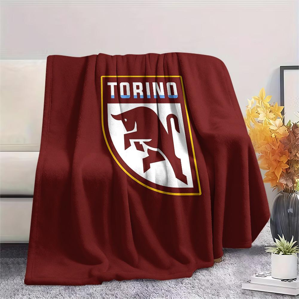 Torino Football Club2 Flannel Blanket, High Quality Comfortable for All Seasons, Home Decor, Warmth and Comfort
