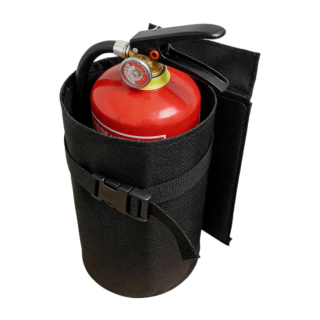 Car Fire Extinguisher Organizer Trunk Oxford Storage Bag Backseat Storage Trunk Mount Bracket for Fire Extinguisher Storage