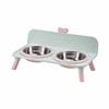 Gamelle Antidérapante pour Chien sur Pied Surélevée pour Animaux de Compagnie Gamelle Chat Cœur Utilisation Intérieure