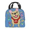 French Bulldogs Dog Insulated Lunch Bag for Women, Men, and Kids, Large and Reusable, Handle, Freezable Work and School Travel