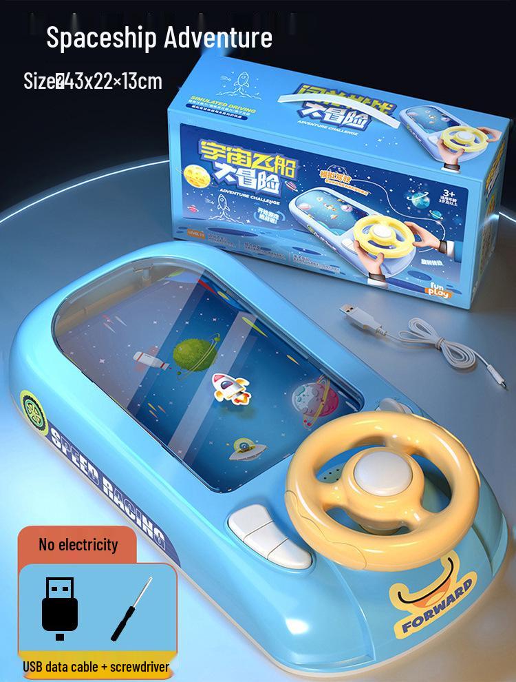 Adventure Racing Car Simulator Steering Wheel Toy for Boys Ages 3-7