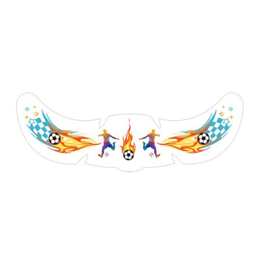 Football Face Tattoos, Waterproof Temporary Freckle Stickers, Soccer Match Body Art for Sports Fans, Game Day Party Makeup H