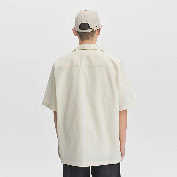 SS24 Comfortable Patchwork Pattern Short Sleeve Shirt Men shirts Off-White LMT008134100328A05173