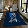 Anime-Inspired Wing Design carpet Non-slip rug suitable for living room and bedroom sofas