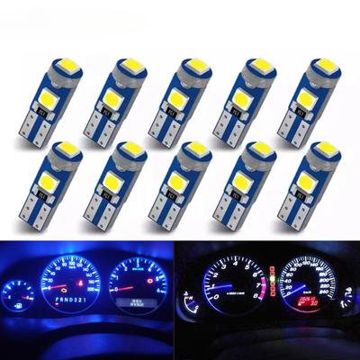 Led Bulb W3W W1.2W Led Car Interior Lights Dashboard Colorful Indicator Wedge Auto Instrument Lamp 12V