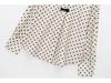 Women's Polka Dot Shirt with Bow - Spring/Summer 2025 Collection: Sweet, Versatile Drape, and Simple Design.
