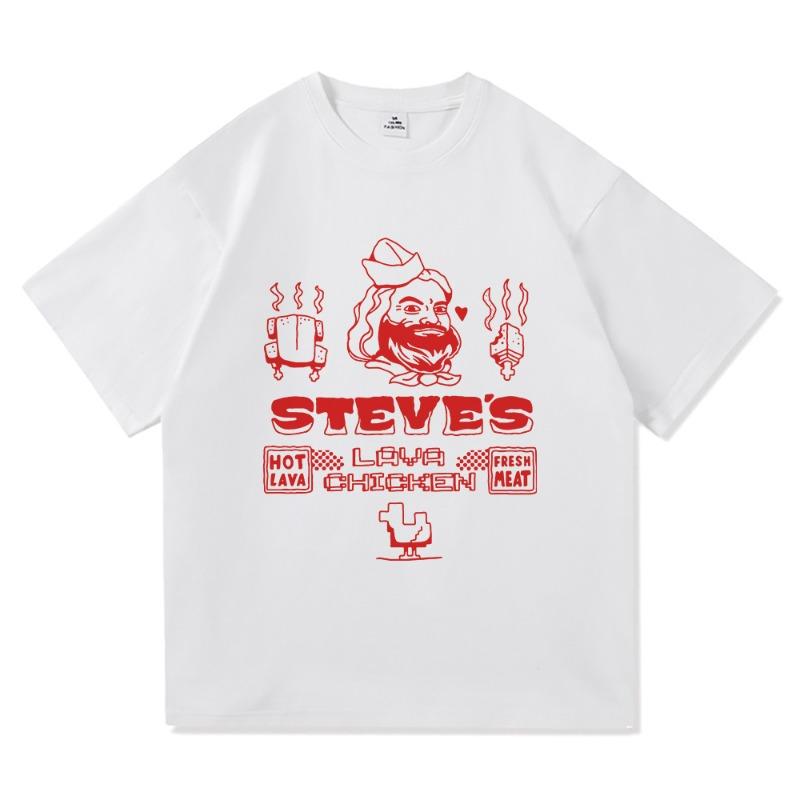 Funny Steve's Lava Chicken T Shirt 2025 Fashion Men/women Clothing Harajuku High Quality Tops Cotton Clothes Days Gifts Tshirts