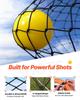 Lacrosse Goal, 6' x 6' Lacrosse Net, Folding Portable Backyard Lacrosse Training Equipment, Steel Frame Training Net, Quick & Easy Setup Lacrosse