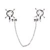 QKKQ Breast Clip Nipple Clamp Heavy Clip for Nipple Locked Sexy Wearing Breast Clamp BDSM Bondage Erotic Sex Toys for Women