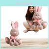 Soft And Adorable 45/70cm Cute Long-eared Rabbit Plush Toy Perfect For Kids