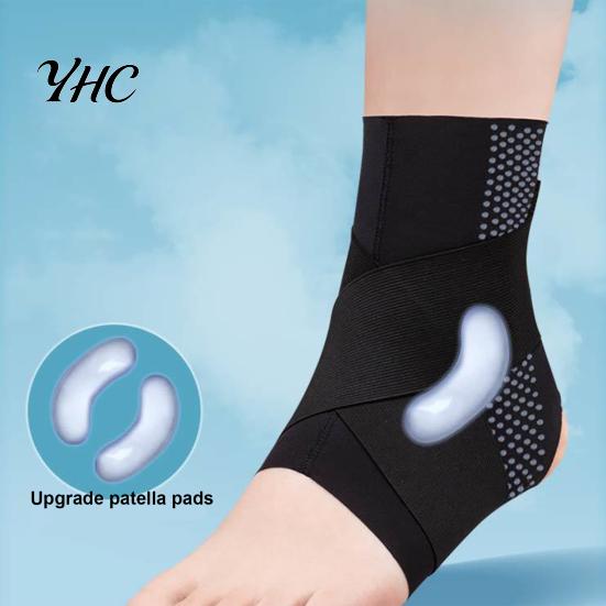Safety During Exercise Ankle Guard 1Pc Support Stabilizer Elastic Breathable Compression Strap for Arthritis Achilles Tendonitis Plantar Fasciitis