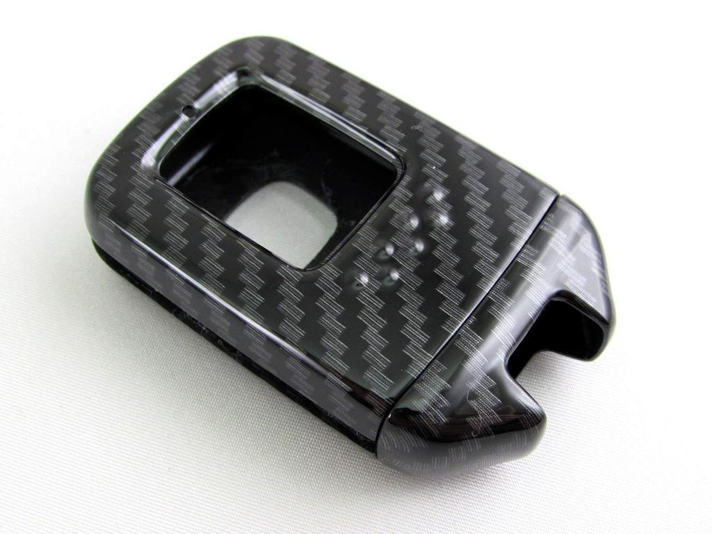 BRIGHTZ Carbon Fiber Smart Key Case for Accord Hybrid Compatible with Honda Smart Keys Accord CR6/CR7 (Black) [KEY-CASE-030] (CR, R6, R7, 6, 7,