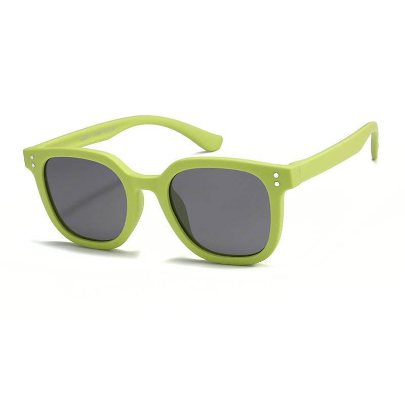 Square Kids Style Frame Polarized Sunglasses Summer Outdoor Sun Uv Protection
