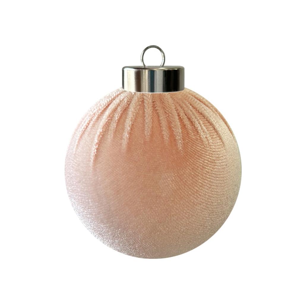 8 Pack Fabric Christmas Ball Ornaments for Holiday Tree Decoration