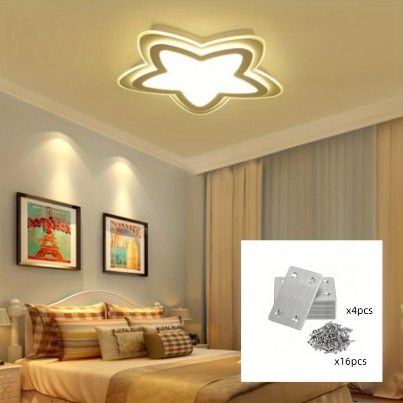 10 Set Hardware Fittings Four Holes Angle Code for Furniture Wood Shelves Cabinets and So On.