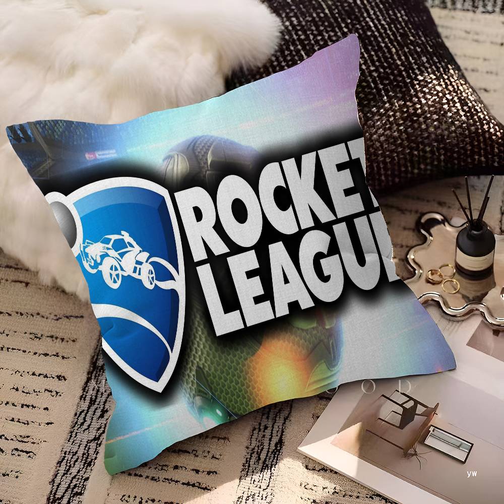 R-Rocket L-League Game Pillow Cover For Bedroom Room And Living Room Sofa Decorative Cushion Cover