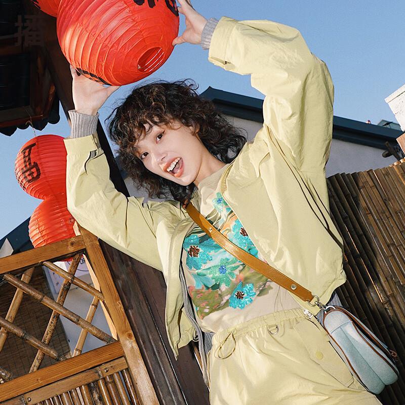 

Bo Women s Petite Spring/Summer Utility Jacket L