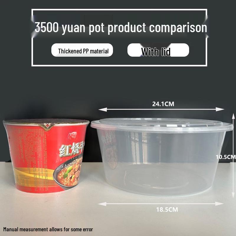 

Disposable Round Takeout Food Containers with Lids