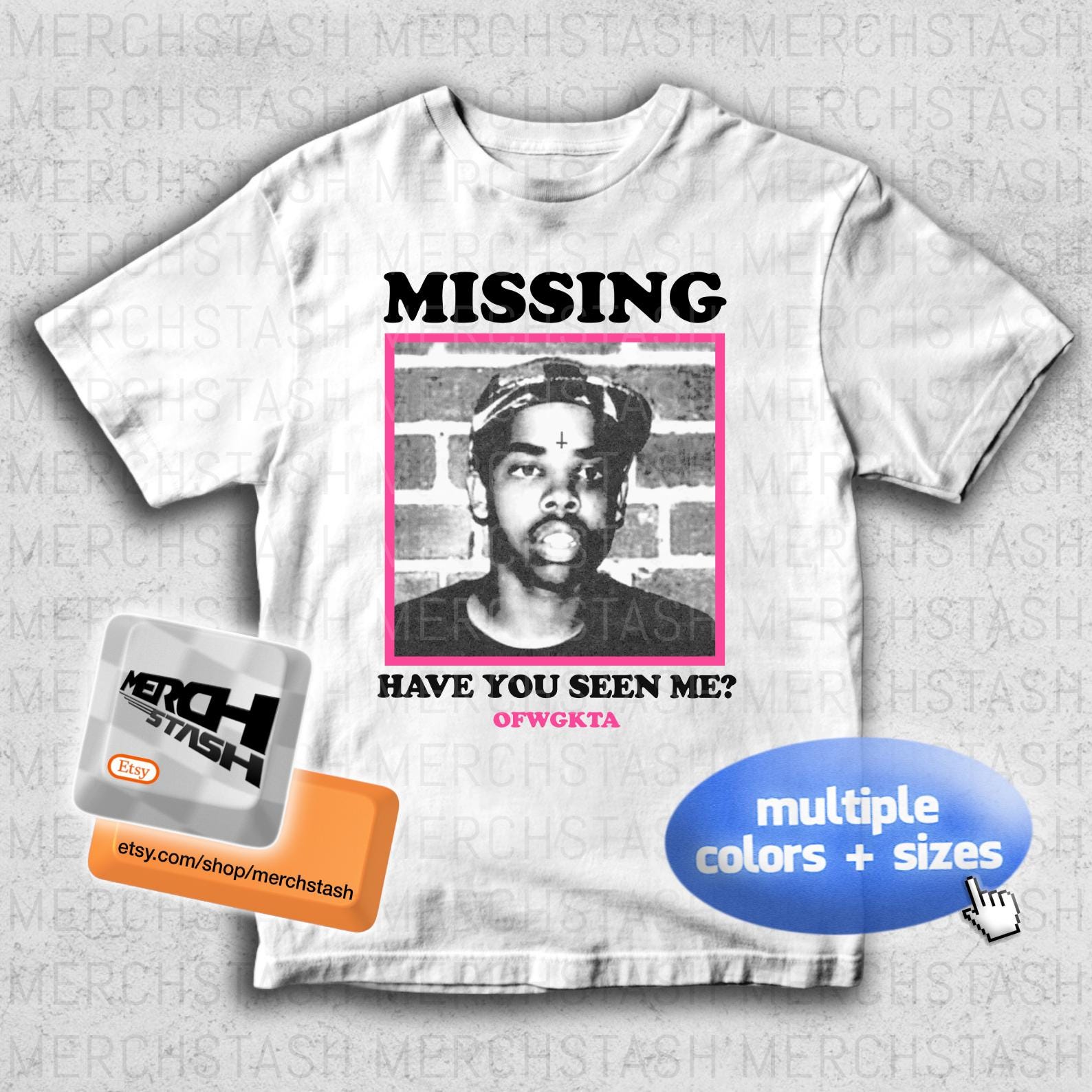 Earl SweaT-Shirt Missing Have You Seen Me? T-Shirt Tee Merch | Odd Future Shirt OFWGKTA 2XL
