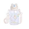 Water bottle New Tritan children's cute binaural bear cup Portable portable anti-drop water cup Simple student water cup kettle