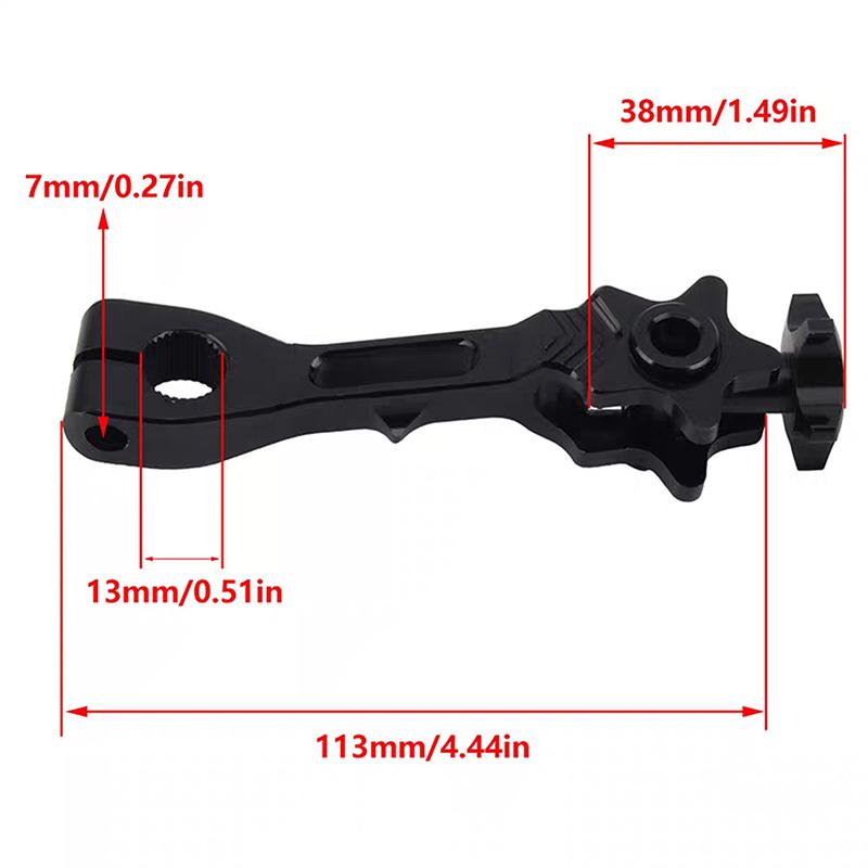 1 Piece Adjustable Brake Tension Refit Lever Dirt Bike Pit Bike Off-Road Racer Motorcycle Cnc Aluminum Rear Brake Rocker Arm