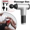 3200r/min Therapy Massage Gun with 4 Heads Muscle Massager Sport Pain Relief Body Relaxation Machine