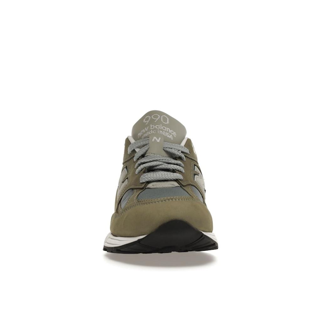 New Balance 990v2 Hergestellt in den USA Stahlblau Unisex Sneaker Grün Olivgrau M990KBM2