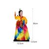 Korean Geisha Doll Mini Decor Novelty Unique Toy Female Statue Kimono Figurine Doll for Shop Office Home Countertop Wedding