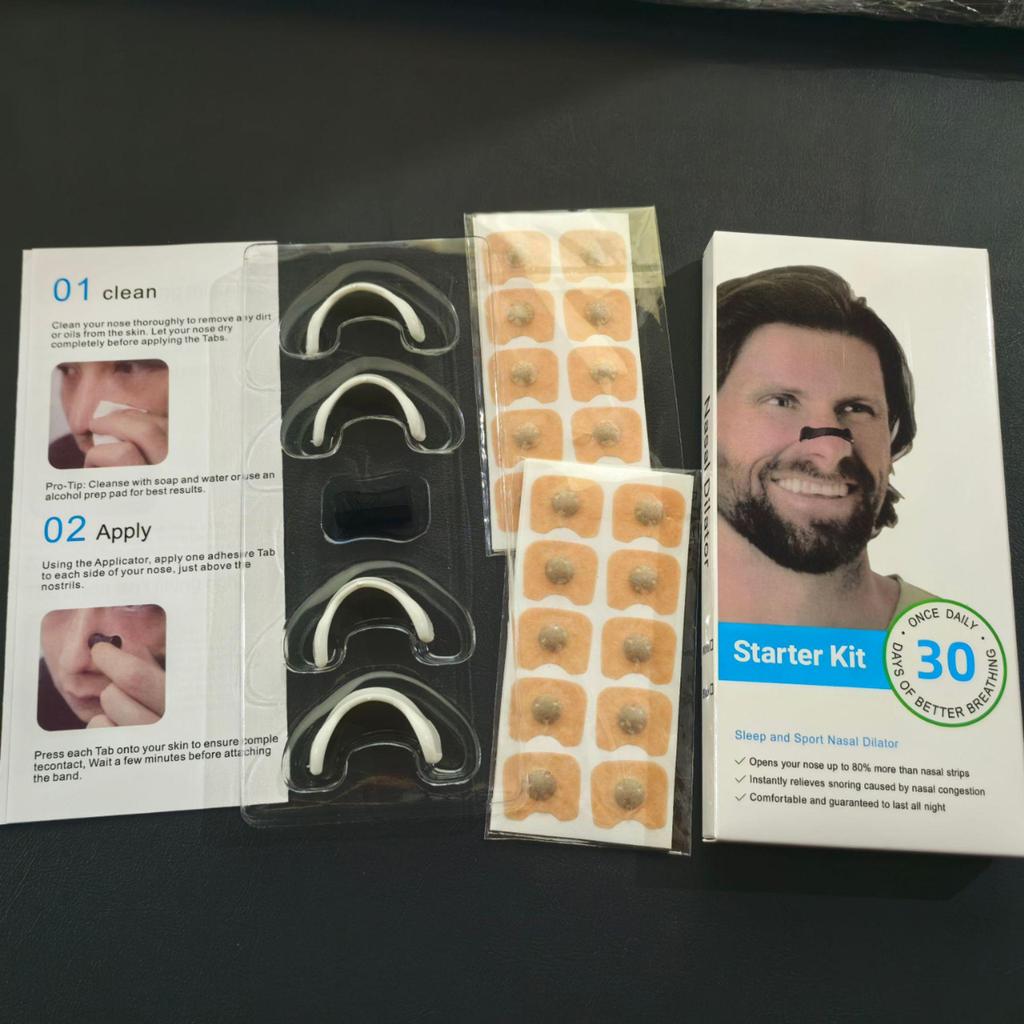 Magnetic Nasal Breathing Strips for Congestion Relief and Enhanced Breathing